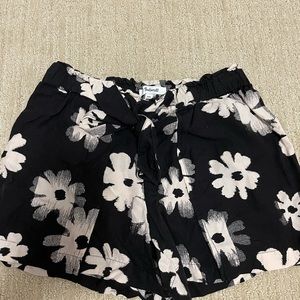 Madewell flower flowy shorts